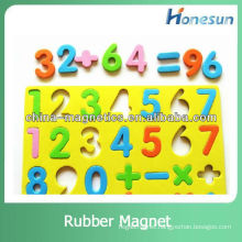small childrens educational toys with 4 color rubber magnet